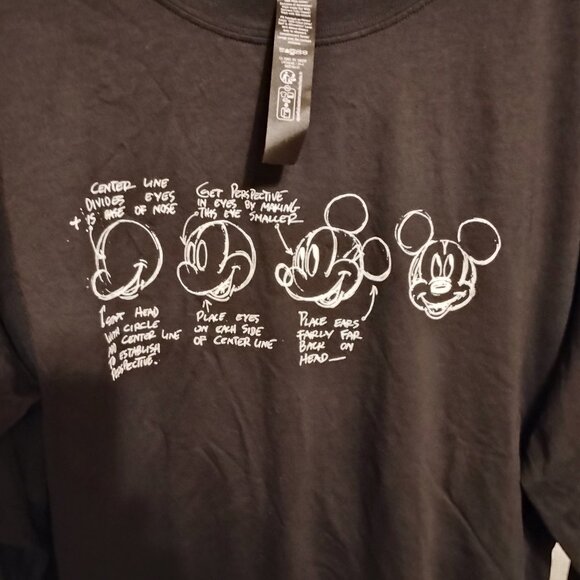 Disney x Lululemon *All Yours Long-Sleeve Shirt, Black, Size 14 - Picture 11 of 16